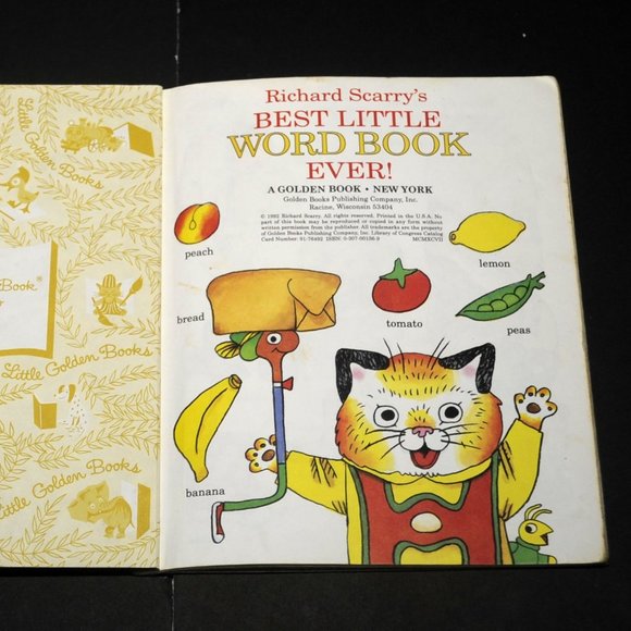Vintage Richard Scarry Little Golden Book 'Best Little Word Book Ever!' 1992 - Picture 2 of 12